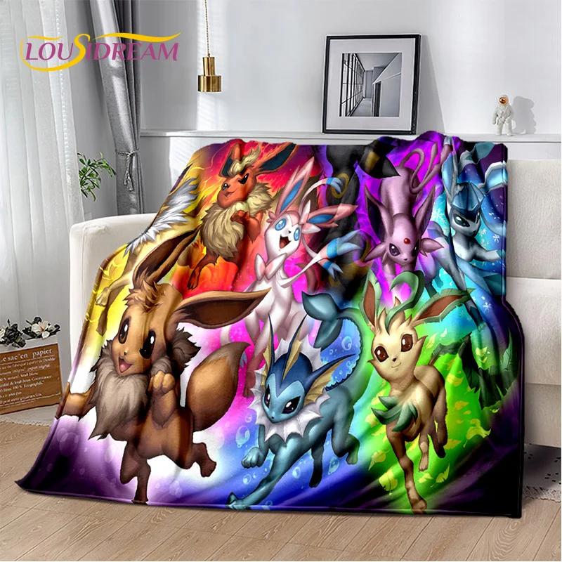 Japanese Pokemon Cute Cartoon Soft Flannel Blankets,Throw Blanket Comfortable Blanket for Picnic Beds Sofa Home Bedroom Kids
