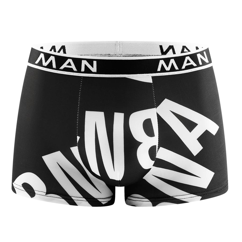 Men Panties Seamless Letter Printed Underpants Breathable Man Underwear Boxers Fashion Boxer Plus Size Male Calzoncillo Hombre