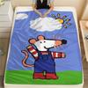 1pz Coperta in Flanella con Stampa Maisy Mouse, Alta qualità Confortevole per Tutte le Stagioni, Decorazione per la Casa, Calore e Comfort, Perfetta per Regali di Natale 81