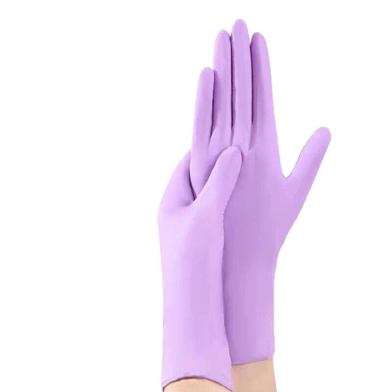 Food-Grade Disposable Nitrile Gloves for Home, Beauty, Hair Dyeing & Dental Use