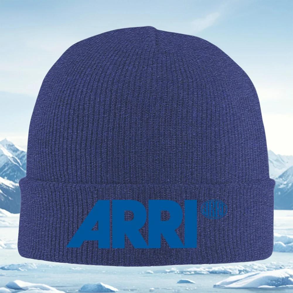 Blue Letters Logo Film Company Unisex Women Unisex Knitted Hat Beanie Pullover Cap Winter Thermal Warm Christmas Outdoor Cycli
