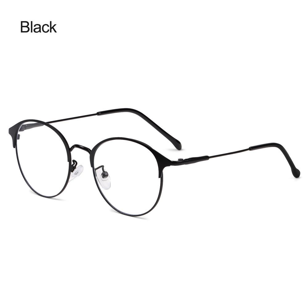 Classic Semi Rimless Anti Blue Light Blocking Glasses Men Square Ray Filter Eyeglasses Frames Computer Women Goggles