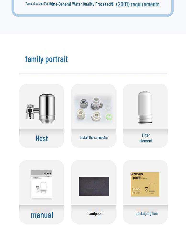 Stainless Steel Vertical Water Purifier for Direct Tap Drinking