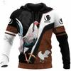 Men's Hoodie Mexican Hoodies 3D Print Mexican Rooster Graphics Top Autumn Long Sleeve Streetwear Fashion Hoodie For Men Clothing