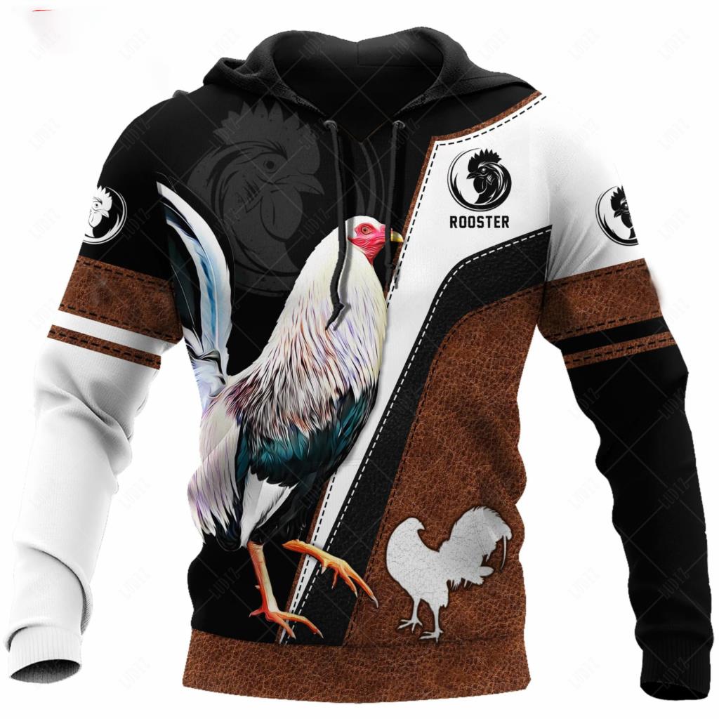 Men's Hoodie Mexican Hoodies 3D Print Mexican Rooster Graphics Top Autumn Long Sleeve Streetwear Fashion Hoodie For Men Clothing