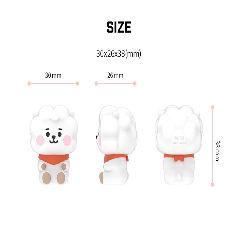 6er-Set BTS BT21 Offizielle Baby-Monitor-Figur Authentische Ware 6er-Set