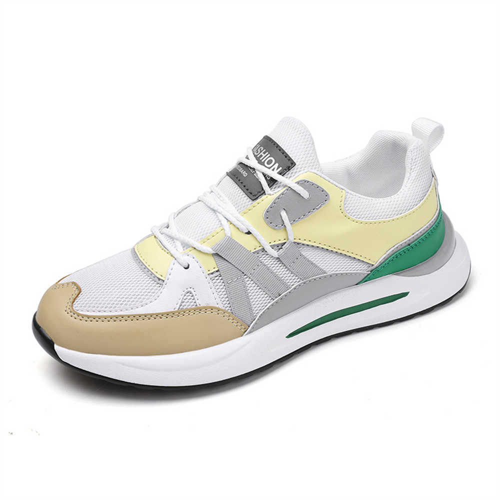 

Fashion 40-41 Round Foot Man Silver Tennis Walking Brown Shoes Sneakers 47 Size Sports Outing High-level Dropshiping New Year s 47