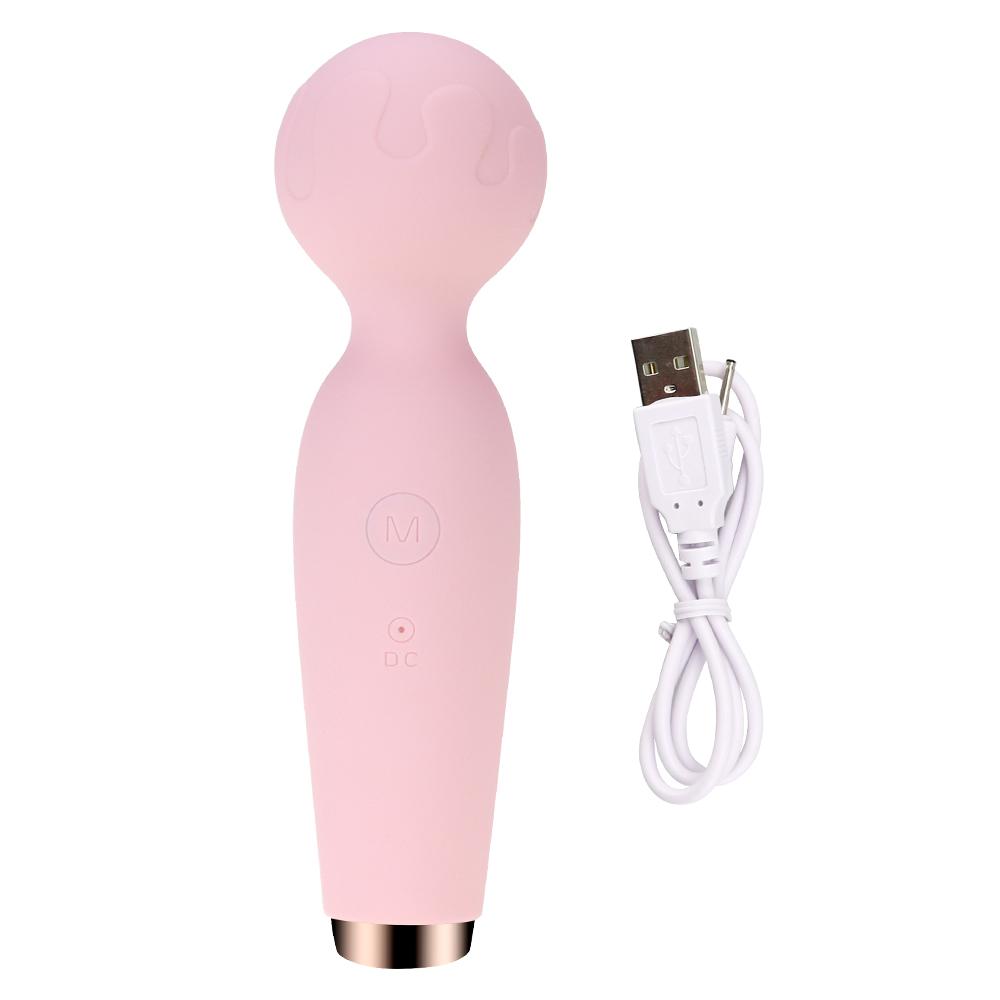 Clitoris Vibrator USB Sex Toy For Women 10 Speeds Magic Wand Massage AV Stick G-spot Vagina Massager Gentle Vibrators Cute