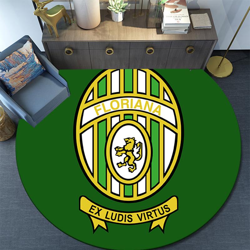 Floriana Round Area Rug Under Office Chairs Bedroom Living Room Home Decor