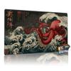 Japonský Ukiyoe Červená Chobotnice Magická Párty Hra Podložka Odolná Guma pro MTGTCG Hry Podložka pod Myš Kancelářské Podložky na Stůl Přátelský Design
