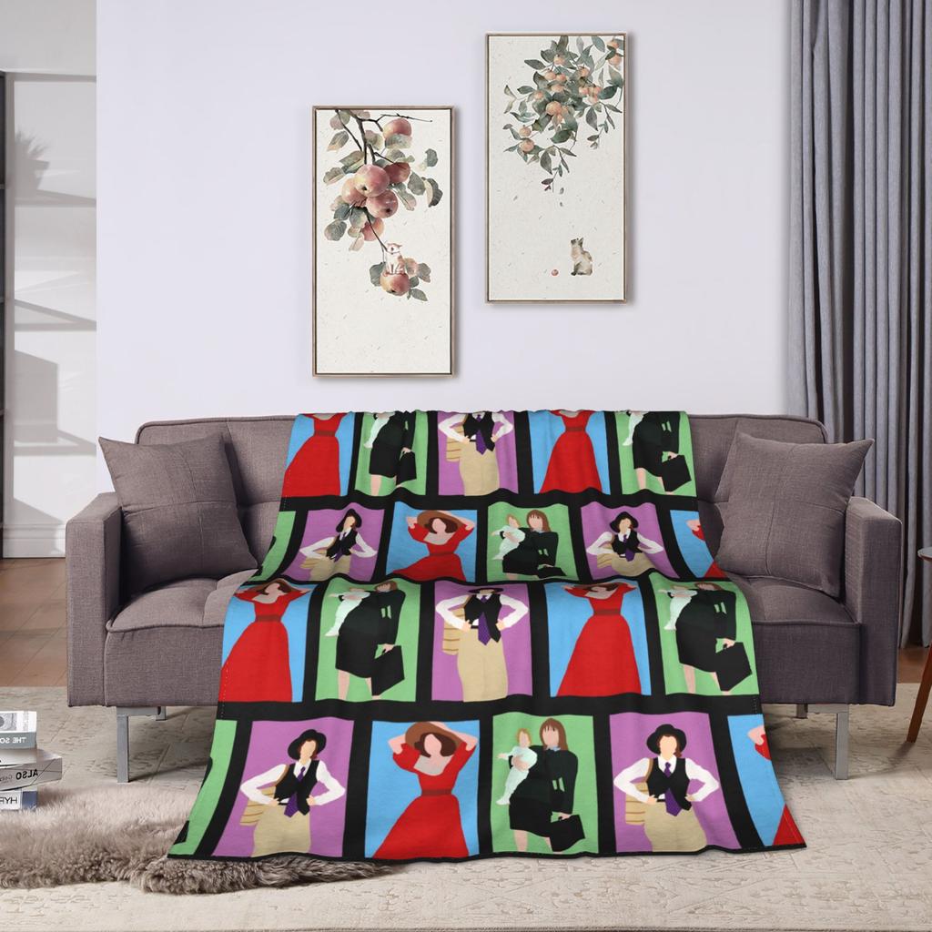 Diane Keaton Warm Blanket  Girls Boys Plush Bedding Throws Aesthetic Couch Chair Flannel Bedspread Sofa Bed Cover