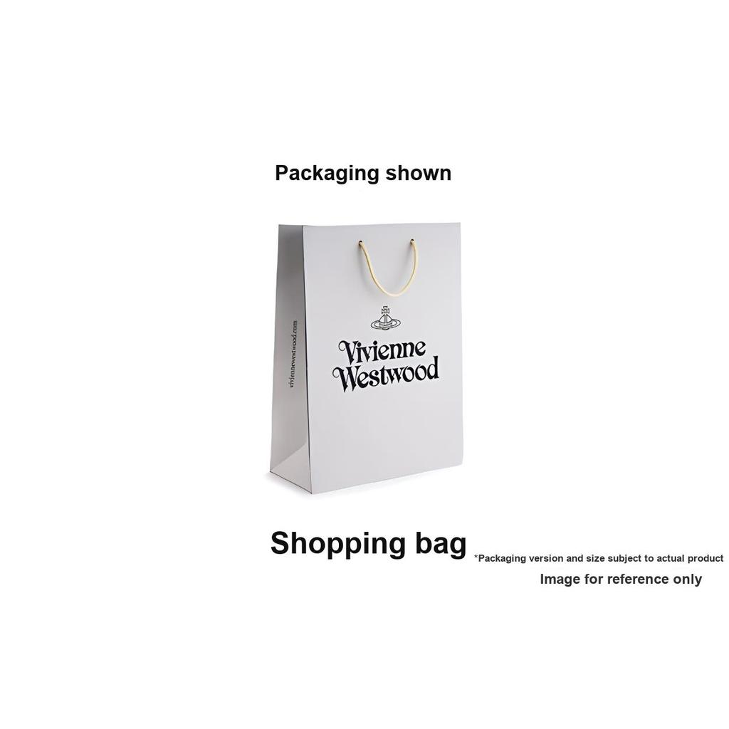 VIVIENNE WESTWOOD Silver Metal Accessories Crocodile Pattern Embossed Leather Shoulder Bag Women Shoulder Bag Black 46030001WL0098N401