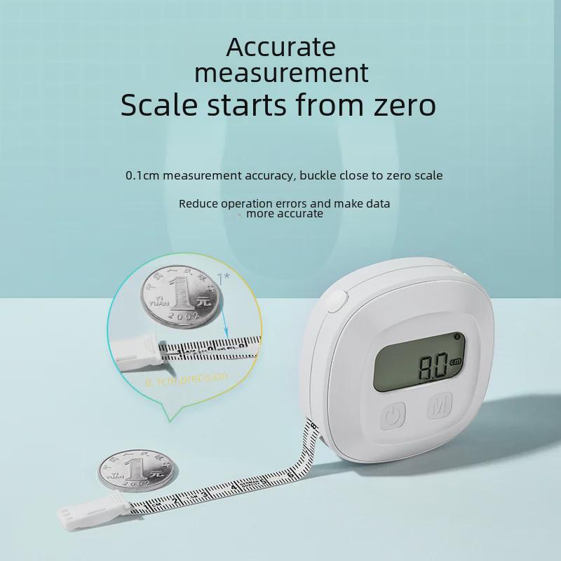 Yunkangbao Bluetooth Smart Leather Ruler for Height and Circumference Measurement