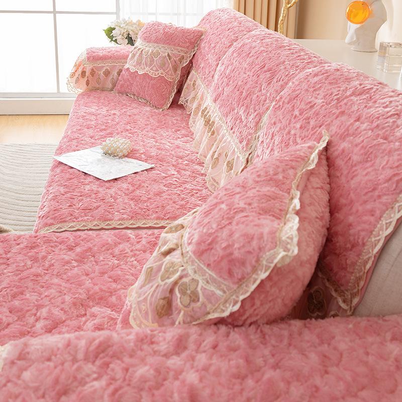 Sofa Cover Cloth High Sense Four Seasons Universal Non-Slip Sofa Cover Full Covered One Piece Simple All-Inclusive Sofa Cover