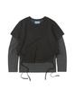 Sseonegteu P.D. Layered Ls Tee - Charcoal