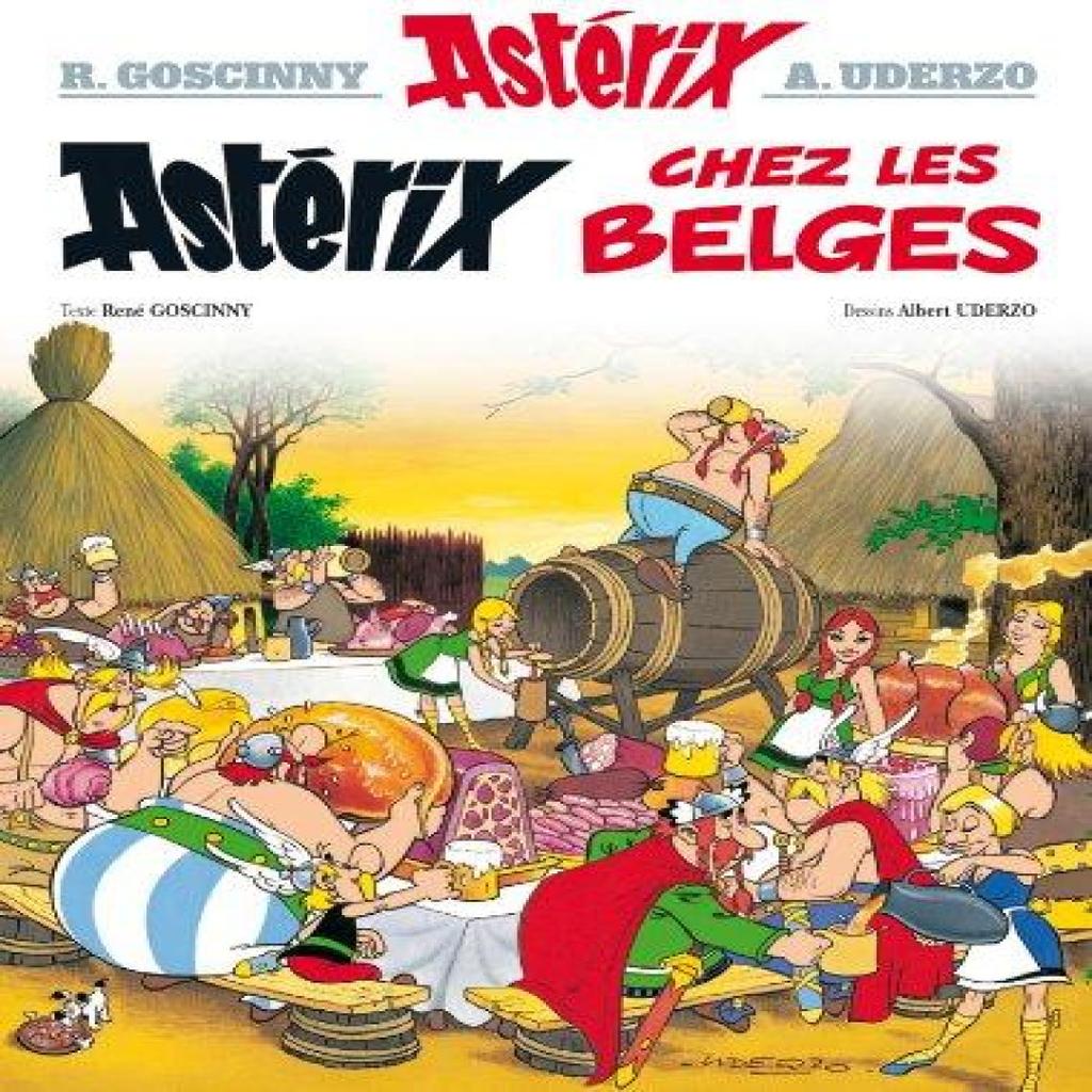 Asterix chez les Belges by Rene Goscinny Hardback Book 9782012101562