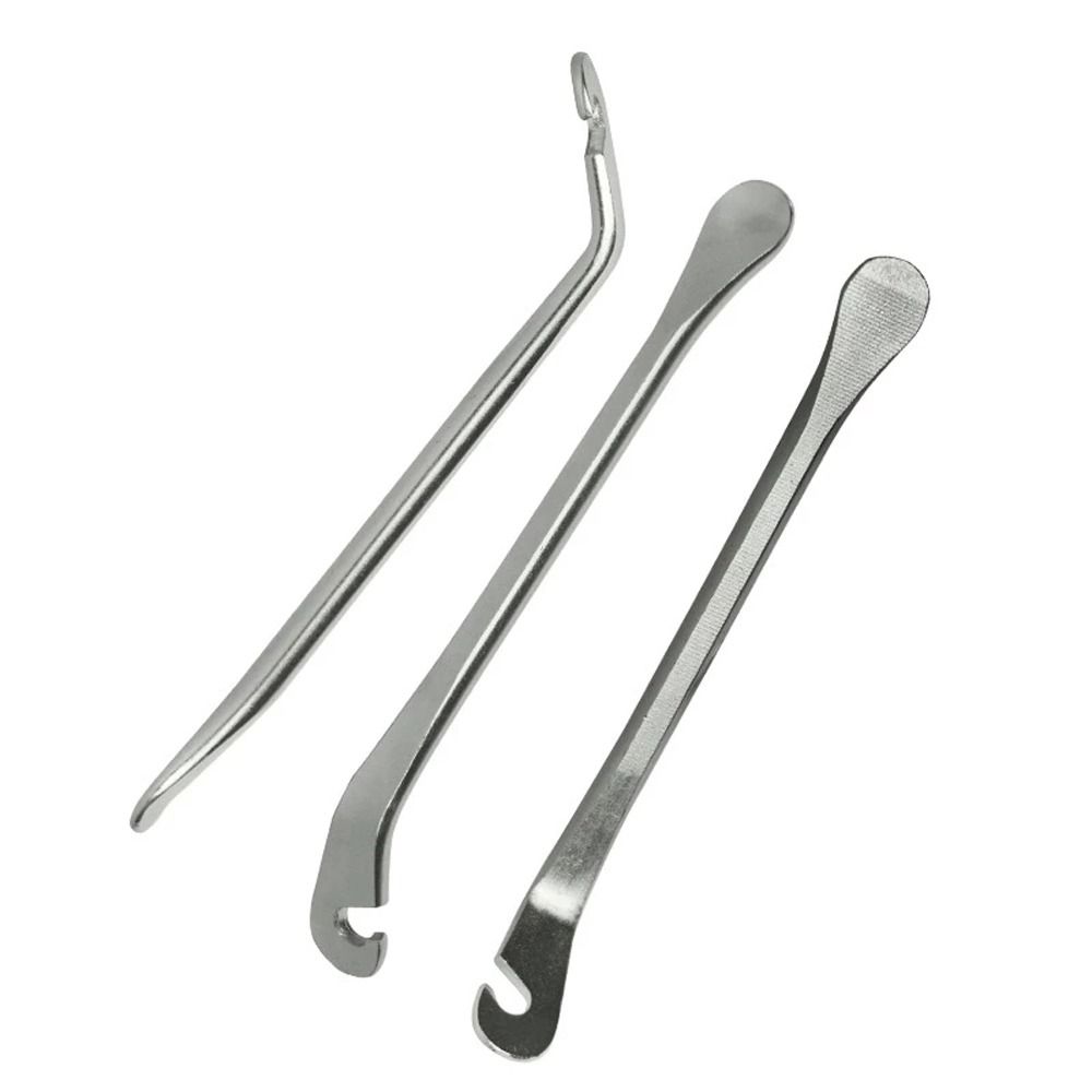 Bike Tyre Opener Bicycle Repair Tool Tire Pry Bar Tire Remover Steel Tire Lever Curved Tyre Opener