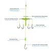 Explosion Fishing Hooks Flap Carp Hook Anti-Twinding Spider Hooks Ατσάλινες αγκίστριες