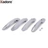 Side Door Handle Cover Trim For Hyundai Santa Fe IX45 SUV 2013 2014 2015 2016 2017 2018 Chrome Decoration Covers Car Accessories