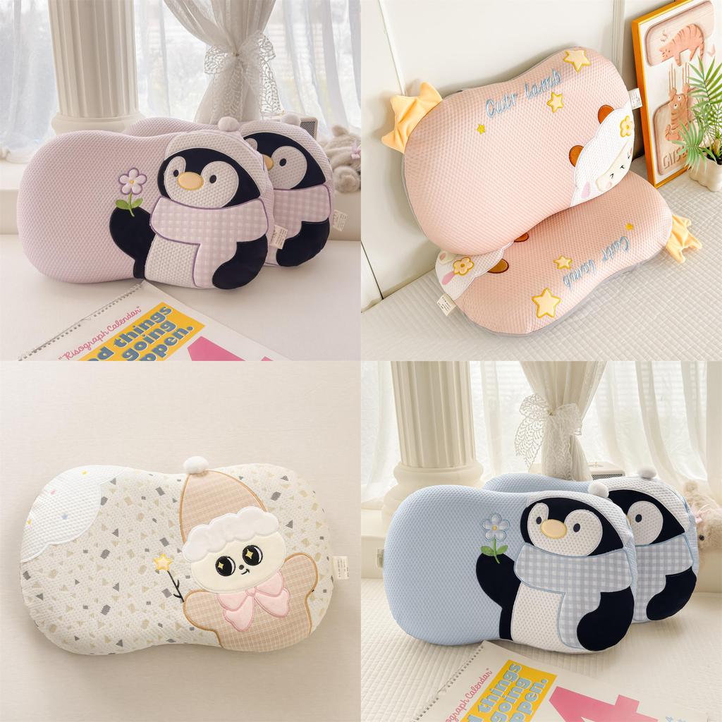 Cartoon Sheep Memory Foam Pillow With Embroidery For Kids And Adults Sleep Comfort