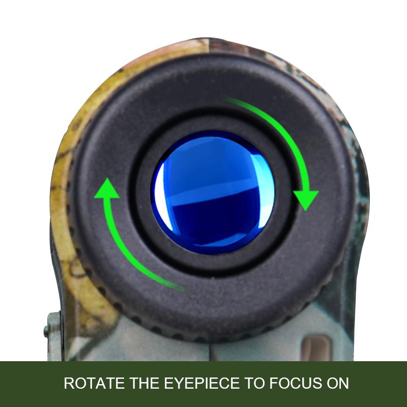 REVASRI 600/1000m Multi-function Laser Rangefinder for Golfing and Hunting with Range and Speed Mode Hunting Durable Lightweight