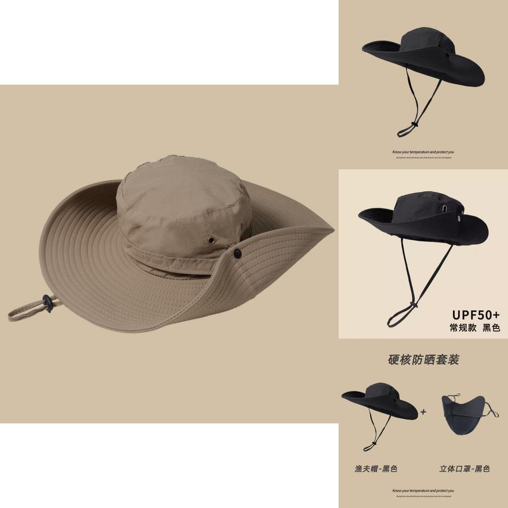 Versatile Western Fisherman Hat For Outdoor Activities With Wide Brim And Sun Protection