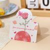 10pcs Handwriting Message Card Bouquet Series Greeting Card Exquisite   Happy Birthday