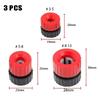 1/3Pcs Adjustable Drill Bit Depth Stop Drill Bit Stop Collar Drill Stoppers Drill Bit Limit Rings For Carpentry Precise Control