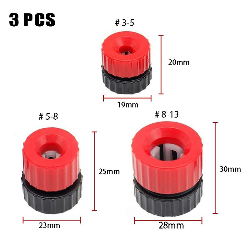 1/3Pcs Adjustable Drill Bit Depth Stop Drill Bit Stop Collar Drill Stoppers Drill Bit Limit Rings For Carpentry Precise Control