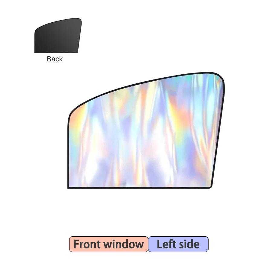 Car Sunshade UV Protection Curtain, Car Trunk Organizer Backseat Storage Bag High Capacity Multi-use Oxford Car Seat Back Organi