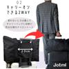 [Jotml] 6-Color Tote Bag, Large Capacity, Nylon, 2-Way, ShoulderHandbag, Unisex, Waterproof (Black)