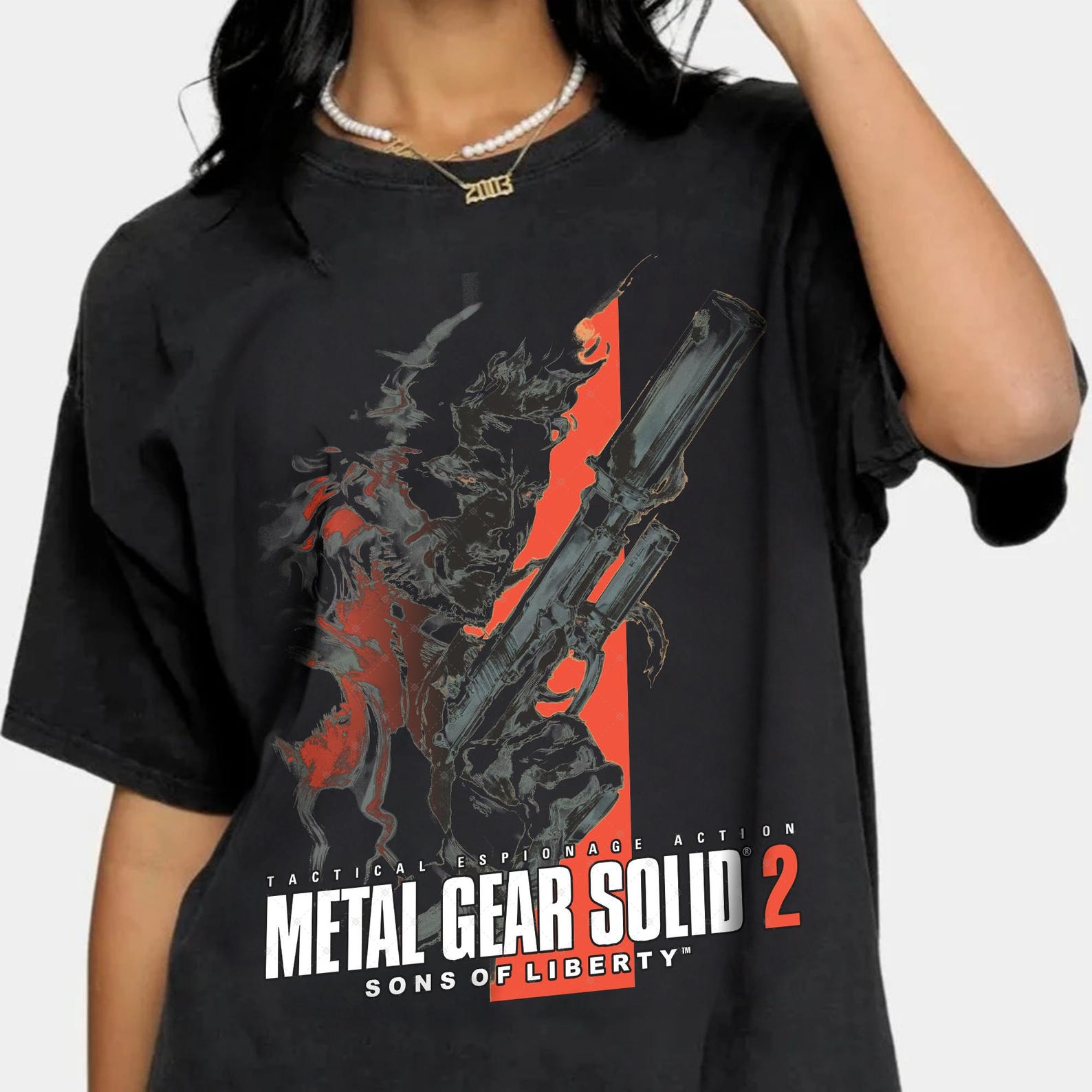 Metal Gear Solid Snakes Unisex T shirts, Crewneck Cotton Snake Short Sleeve Tee, Funny Metal Gear Shirt, Retro Crewneck All Seasons Clothing M