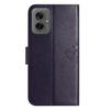 For Motorola Moto G55 5G Case PU Leather Owl Tree Imprinted Wallet Phone Cover
