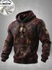 3D Print Halloween Women's Hoodie Haunted House Ghost Pumpkin Bat Lightning Full Print Pullover Long Sleeve Sweatshirt