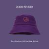 Sweet Embroidered Floral Cotton Bucket Hat For Women Breathable Short Brim Design