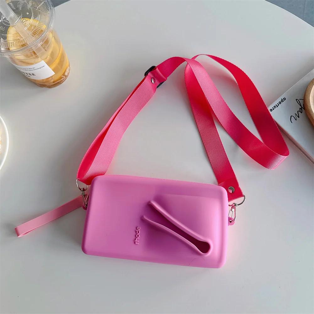 

Удобное хранение помады, блеска для губ, отделение для хранения мобильного телефона, наушников, мелочи, сумка-шнурок, рюкзак Case & Strap фиолетовый