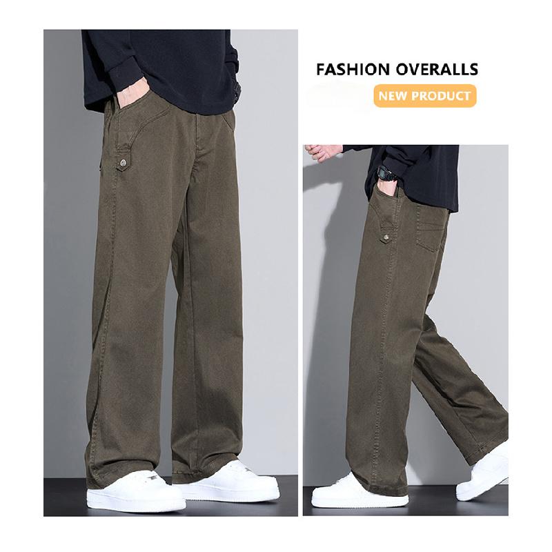 Tencel Drapey Casual Pants for Men, Summer Loose Straight Workwear Pants, 2026 New Sports Pants