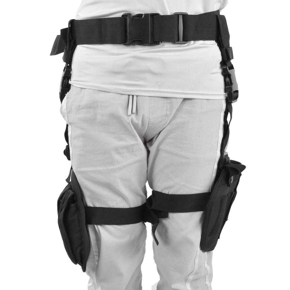 Outdoor Multifunction Tactics Leggings Combination Leg Holster Right Foot Tool Bag Waist Belt Package