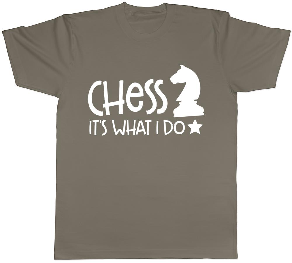 Chess Its What I Do Unisexs Unisexs Ladies TShirt