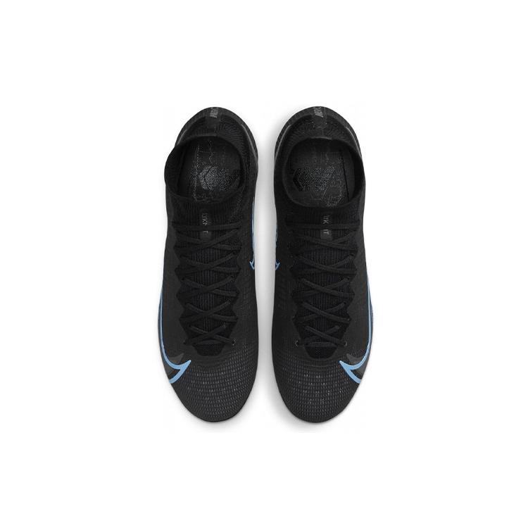 New Nike Mercurial Superfly 8 Elite Fg Black Light Blue CV0958-004