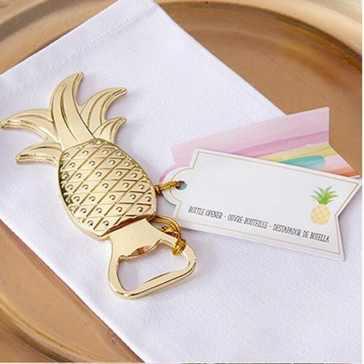 Kreativ Ananas Ölflasköppnare Hawaii Möhippa Bröllopsdekoration Köksaccessoarer