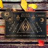 Divination Dowsing Board Metaphysical Message Board Witchcraft Wood Wiccan Decision Making Board Wood Pendulum Board