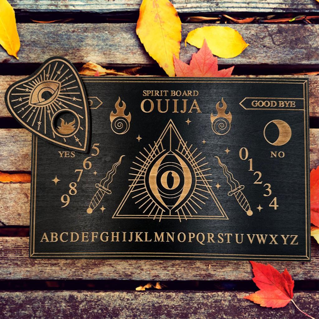 Divination Dowsing Board Metaphysical Message Board Witchcraft Wood Wiccan Decision Making Board Wood Pendulum Board