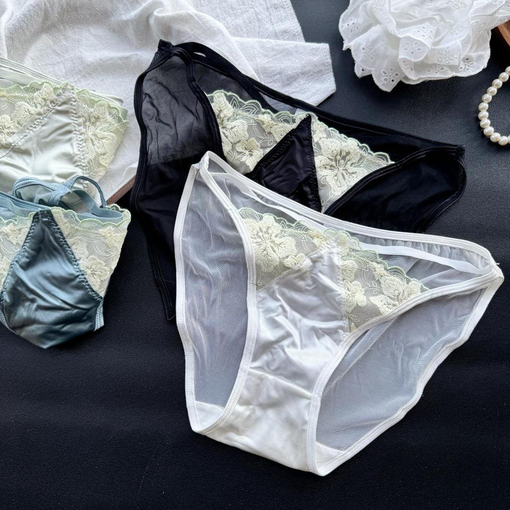 Clearance Ice Silk Lace Low-Rise Women's Panties