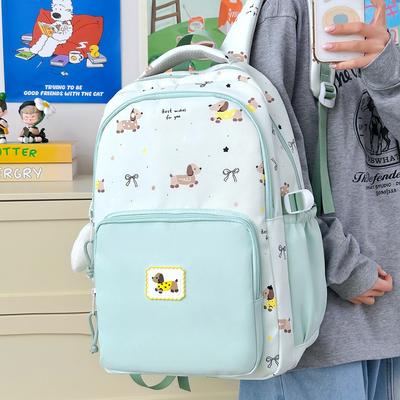 Schultasche hochwertige Schultasche Mittelschule Mädchen Cartoon Hund niedlicher Rucksack Damen 1011 neue High-School-Schüler Computertasche