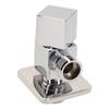 Solid Brass Angle Valve Silver/Black Toilet Angle Valve Durable Filling Valve  Home Improvement