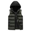 Casual Men'S Vest Men'S Loose Warm Down Cotton Vest Coat