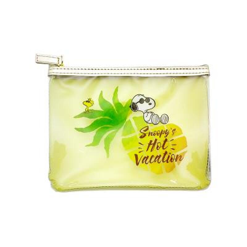 Прозрачная косметичка Snoopy Ананас