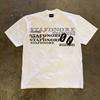 Pure Cotton Double Thread Loose Fit Short Sleeve Tshirt For Unisex And Unisex Breathable Comfortable American Retro Style Tshirt