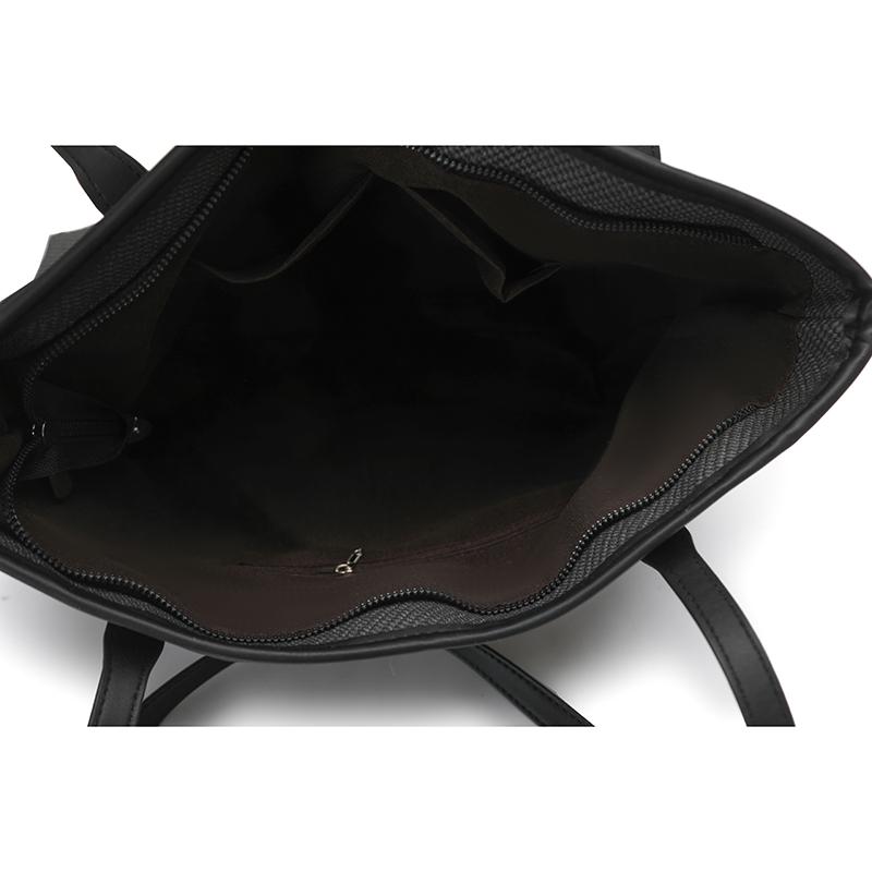 Large Capacity Handbag Women's Color Contrast Shoulder Underarm Bag Commuter Tote Bag